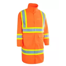 Forcefield Hi Vis Fire Resistant Long Rain Coat 023-685