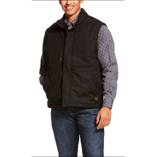Ariat FR Men's Black Workhorse Insulated Vest 10024030