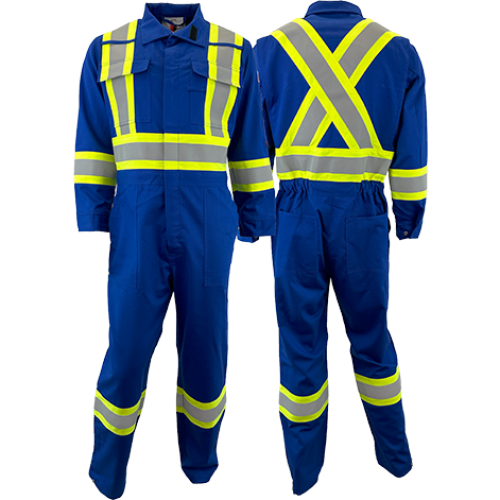 Men's Atlas Guardian AR/FR 4 Inch Striping Royal Coverall
