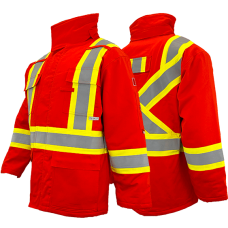 Atlas Guardian AR/FR Orange Insulated 4in Stripe Parkas 21914OR