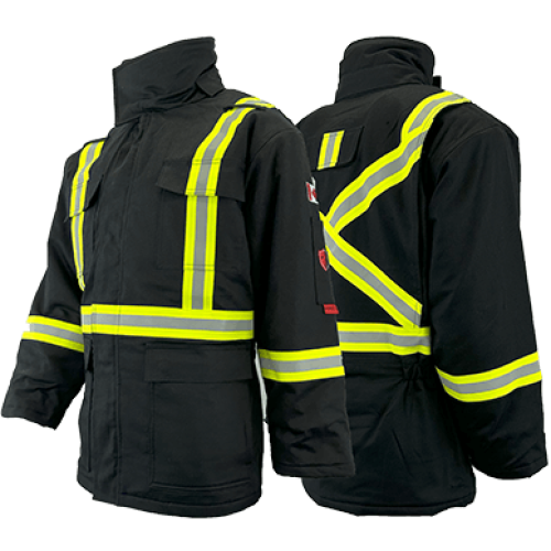 Atlas Guardian AR/FR Black Insulated Parkas 2191BLK