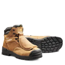 Men's Terra Brown 6" Barricade Work Boot with External Met Guard 3057BN