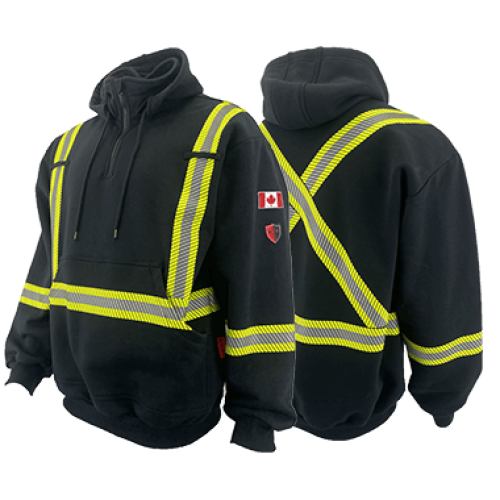 Atlas Pullover AR/FR Black Hoodies 401BLK Atlas Pullover AR/FR Black Hoodies 401BLK