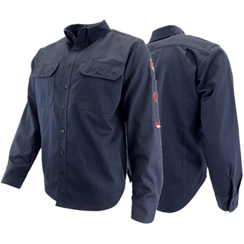 Atlas AR/FR Navy Work Shirts 404NB