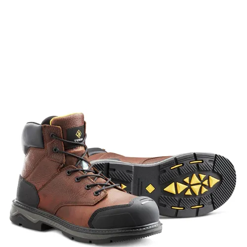 Men's Terra Brown Patton 6" Work Boot 4NS6BN