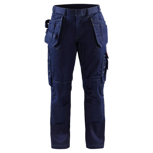 Blaklader Women's Navy FR Pants With Utility Pockets 713615508900 Blaklader Women's Navy FR Pants With Utility Pockets 713615508900