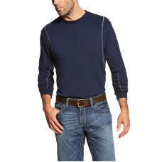 Ariat FR Navy AC Crew T-Shirt 10019007