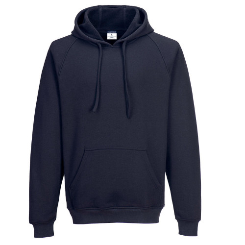 Portwest FR Navy Heavyweight Hooded Sweatshirt FR708 