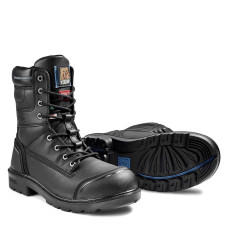 Men's Kodiak BLUE PLUS 8" BLACK ALUMINUM TOE SAFETY WORK BOOT 3192BK