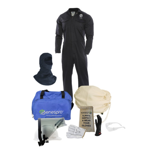 ENESPRO ARCGUARD 12 CAL COVERALL ARC FLASH KIT - KIT2CV11B