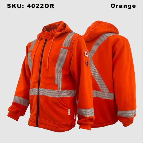 Atlas Guardian AR/FR Orange Fleece Hoodie 4022OR Atlas Guardian AR/FR Orange Fleece Hoodie 4022OR