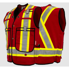 Atlas FR/AR Red Surveyor Vests 2272RD Atlas FR/AR Red Surveyor Vests 2272RD
