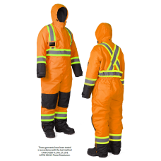 Forcefield Eureka Deep Freeze Orange Fire-Resistant Coverall 024-FR910-OR