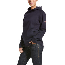 Women's Ariat FR Navy Rev Pullover Hoodie 10032833 Women's Ariat FR Navy Rev Pullover Hoodie 10032833