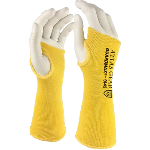 Atlas Guardian® Cut Resistant Sleeves 2 ply with Thumbhole 9042YL