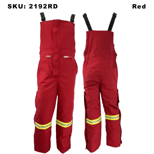 Atlas Guardian FR/AR Red Insulated Winter Bibs 2192RD