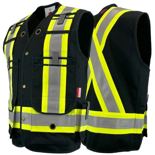 Atlas FR/AR Black Surveyor Vests 2272BLK Atlas FR/AR Black Surveyor Vests 2272BLK
