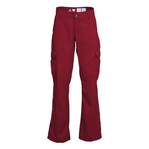 Ladies Lapco Red FR DH Cargo Pants | made with 6.5oz. Westex® DH L-PFRDHC6