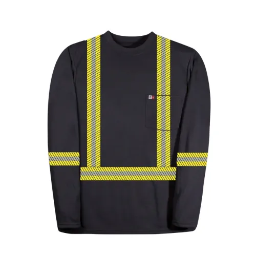 Big Bill FR Navy Long Sleeve Hi Vis Shirt SDT5PD8