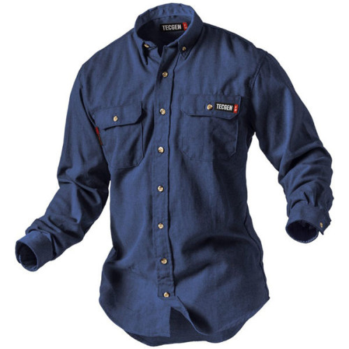 TecGen Select Navy 5.5 oz Work Shirt TCG011202-1 TecGen Select Navy 5.5 oz Work Shirt TCG011202-1